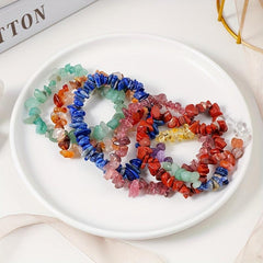 Irregular Healing Stone Bracelets Crystal Hand Chain