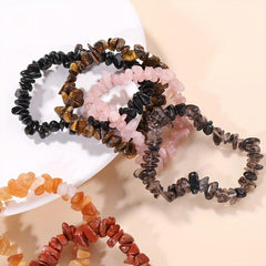 Irregular Healing Stone Bracelets Crystal Hand Chain