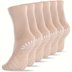 Diabetic Socks Bamboo Hospital Non Binding Non Slip Crew Socks Men Women