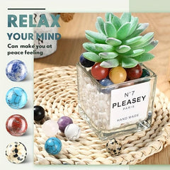 Mixed Sphere Balls Crystals Polished Stones for Meditation Reiki Balancing