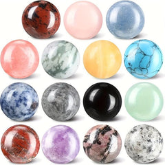 Mixed Sphere Balls Crystals Polished Stones for Meditation Reiki Balancing