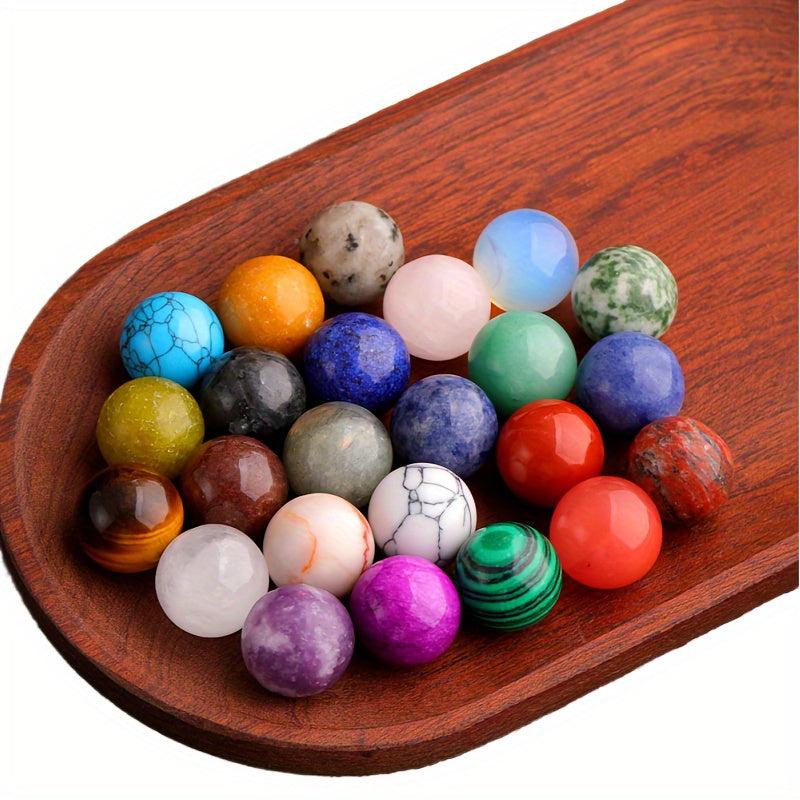 Mixed Sphere Balls Crystals Polished Stones for Meditation Reiki Balancing