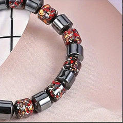 Men's Magnetic Gallstone Beaded Bracelet Jewelry