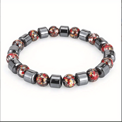 Men's Magnetic Gallstone Beaded Bracelet Jewelry