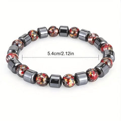 Men's Magnetic Gallstone Beaded Bracelet Jewelry