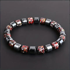 Men's Magnetic Gallstone Beaded Bracelet Jewelry