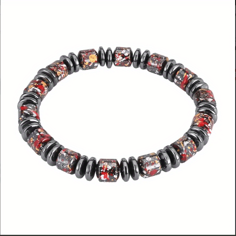 Men's Magnetic Gallstone Beaded Bracelet Jewelry