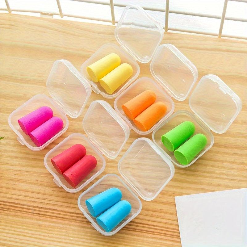 10pcs Sound Isolation Anti-noise Earplugs Sponge Earplugs