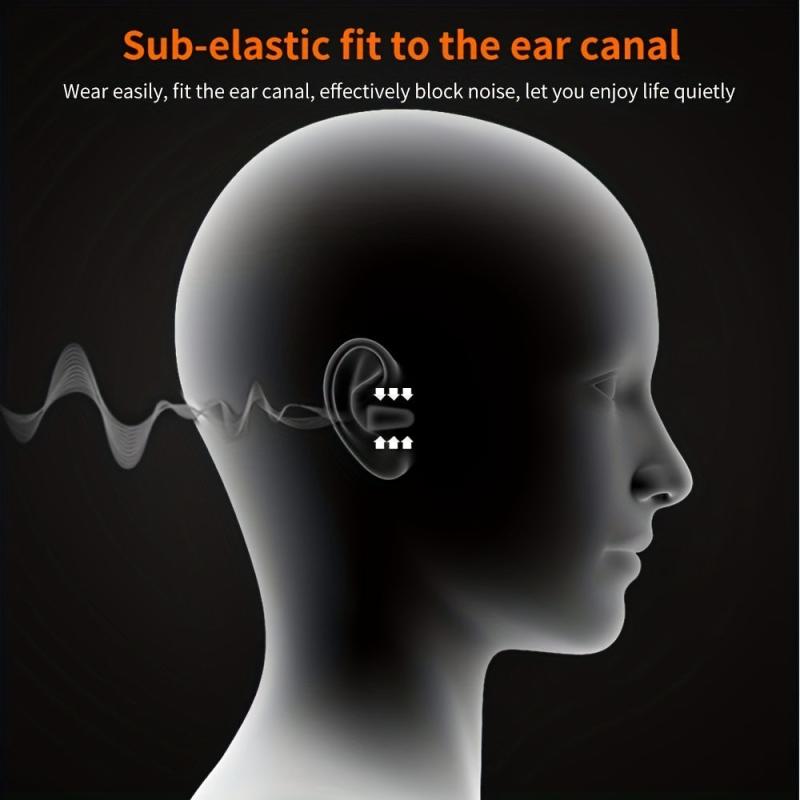 10PCS Earplugs Antinoise Sleep Noise Reduction Rate 35 5db Ear Protector