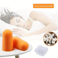 10PCS Earplugs Antinoise Sleep Noise Reduction Rate 35 5db Ear Protector