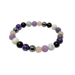Crystal Bracelet Hematite Beads Rose Stone Jade Garnet Tourmaline
