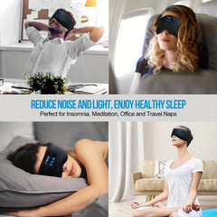 Wireless Headphone Eye Mask 3D Music Hypnosis - Anti fatigue Travel Eye Mask