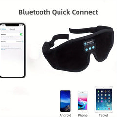 Wireless Headphone Eye Mask 3D Music Hypnosis - Anti fatigue Travel Eye Mask