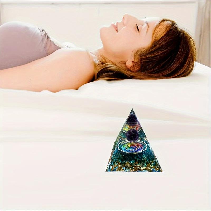 Orgon Pyramid Energy Generator With Quartz Energy Points
