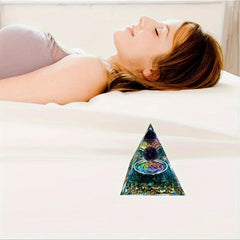 Orgon Pyramid Energy Generator With Quartz Energy Points