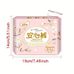2pcs Period Relief Pants Night Menstrual Pad