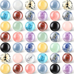 Natural Quartz Sphere Healing Crystal Bead 16mm Mini Gemstone Collection