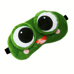 Funny Frog Sleeping Mask Unisex Plush Eye Mask 3D Patterned Easily Shade Eyes