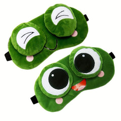 Funny Frog Sleeping Mask Unisex Plush Eye Mask 3D Patterned Easily Shade Eyes