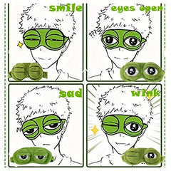 Funny Frog 3D Sleep Mask for Halloween Gift