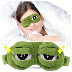 Funny Frog 3D Sleep Mask for Halloween Gift