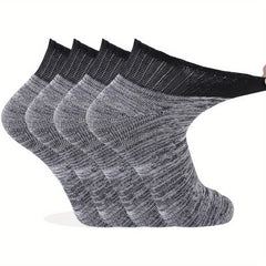 Bamboo Diabetic Socks Non Binding Ankle Socks 4 Pairs