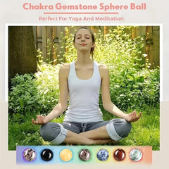 16mm Gemstone Sphere Balls Polished Crystal Witch Balls
