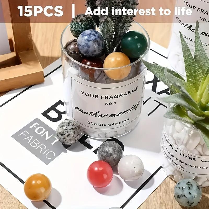 16mm Gemstone Sphere Balls Polished Crystal Witch Balls