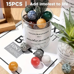 16mm Gemstone Sphere Balls Polished Crystal Witch Balls