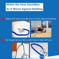 CPAP Tube Hose Cover 182x88cm Soft Insulator Protector with Zipper