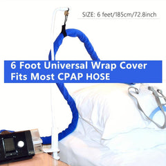 CPAP Tube Hose Cover 182x88cm Soft Insulator Protector with Zipper