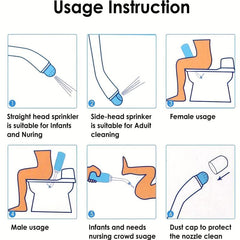 Portable Bidet Bottle Sprayer For Travel Hygiene Manual Bidet