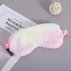 Plush Sleep Eye Mask for Travel Office Sleeping