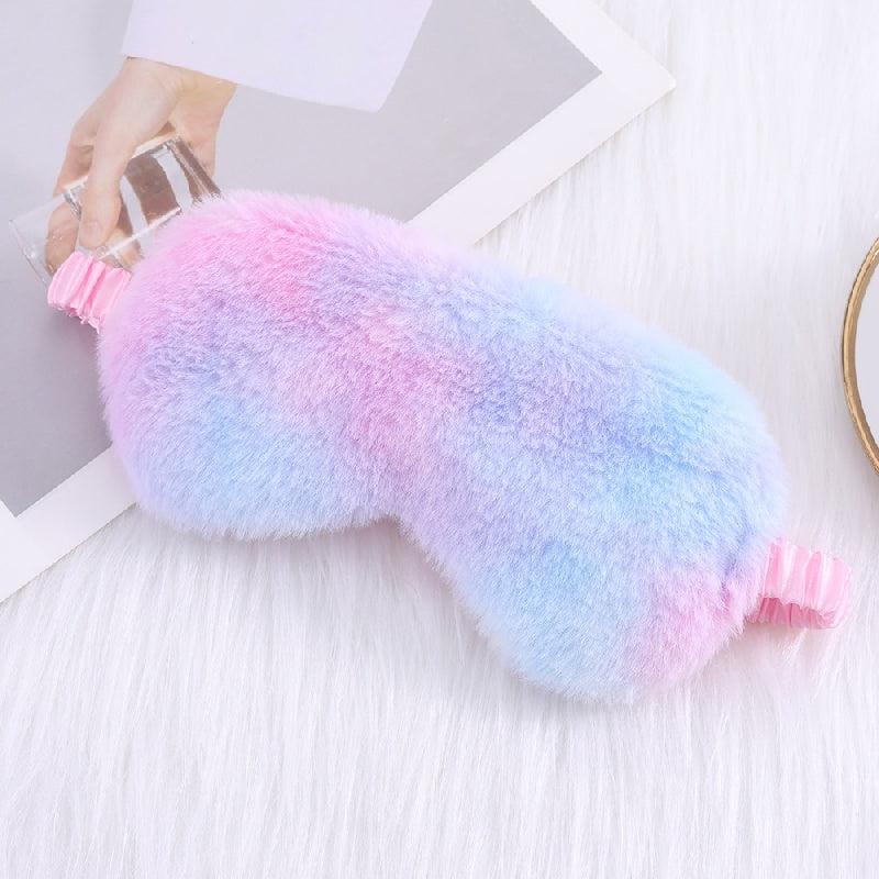 Plush Sleep Eye Mask for Travel Office Sleeping