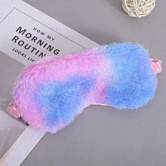 Plush Sleep Eye Mask for Travel Office Sleeping