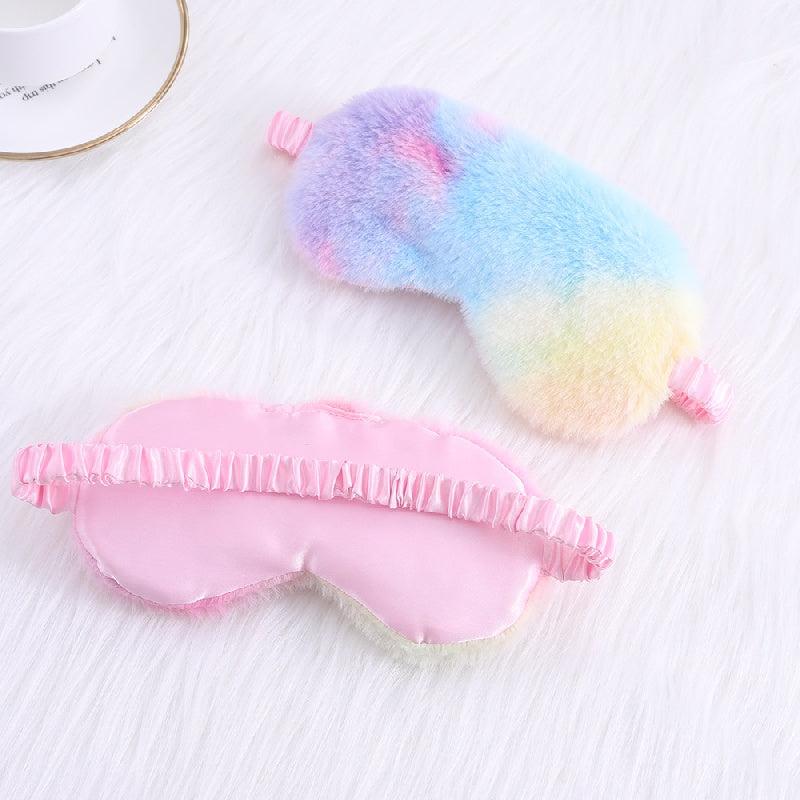 Plush Sleep Eye Mask for Travel Office Sleeping