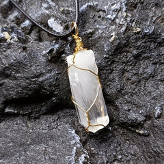 11pcs Natural Crystal Seven Stone Set with Pendant