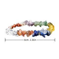 11pcs Natural Crystal Seven Stone Set with Pendant