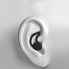 2 Pairs Soft Reusable Sleep Earplugs Noise Reduction Silicone Hearing Protection