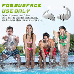 Silicone Swim Ear Plugs Noise Reducing Earplugs