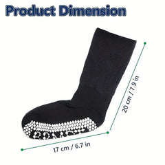 3 Pairs Diabetic Socks Bamboo Fiber & Nylon Blend Extra Wide Socks