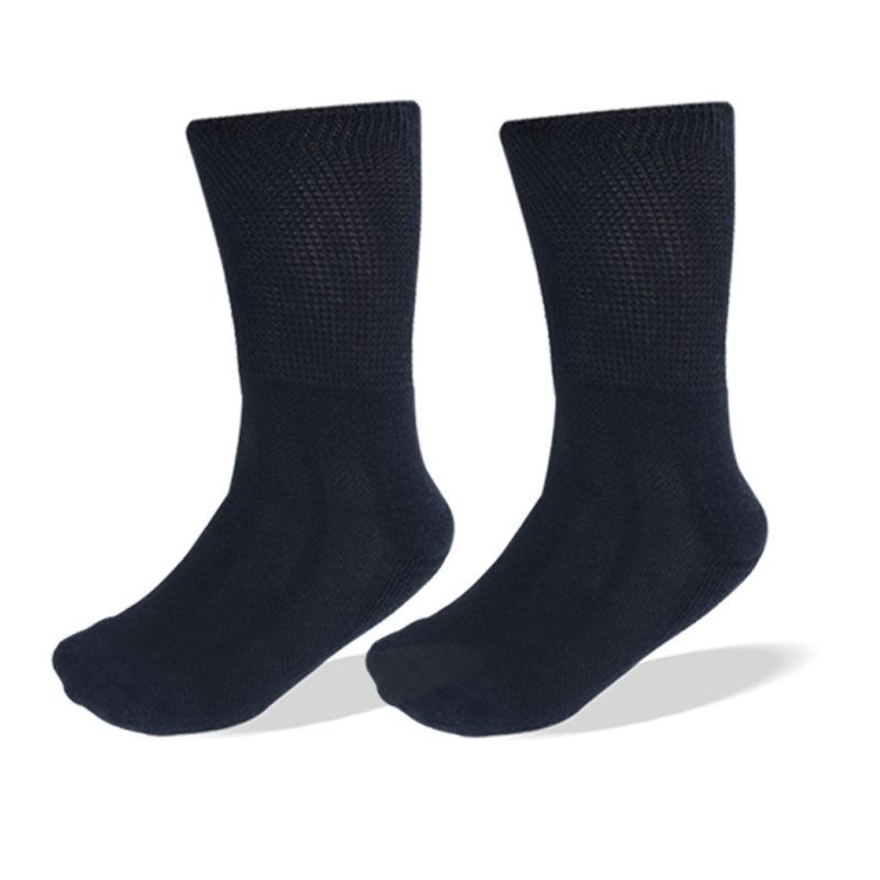 3 Pairs Diabetic Socks Bamboo Fiber & Nylon Blend Extra Wide Socks