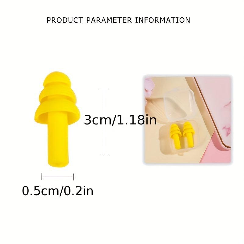 10pcs Silicone Earplugs Waterproof Sound Insulation