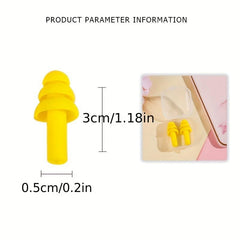 10pcs Silicone Earplugs Waterproof Sound Insulation