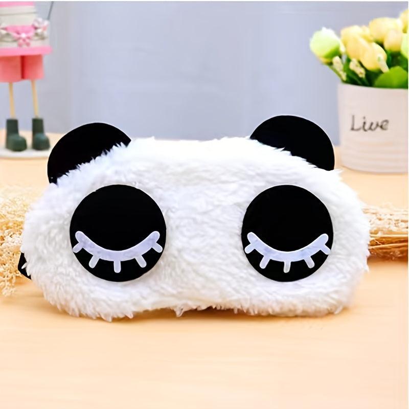 Cute Panda Sleeping Eyemask Animal Blindfold Soft Comfortable