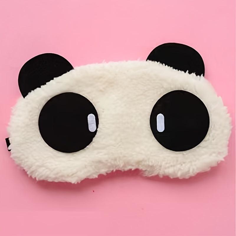 Cute Panda Sleeping Eyemask Animal Blindfold Soft Comfortable