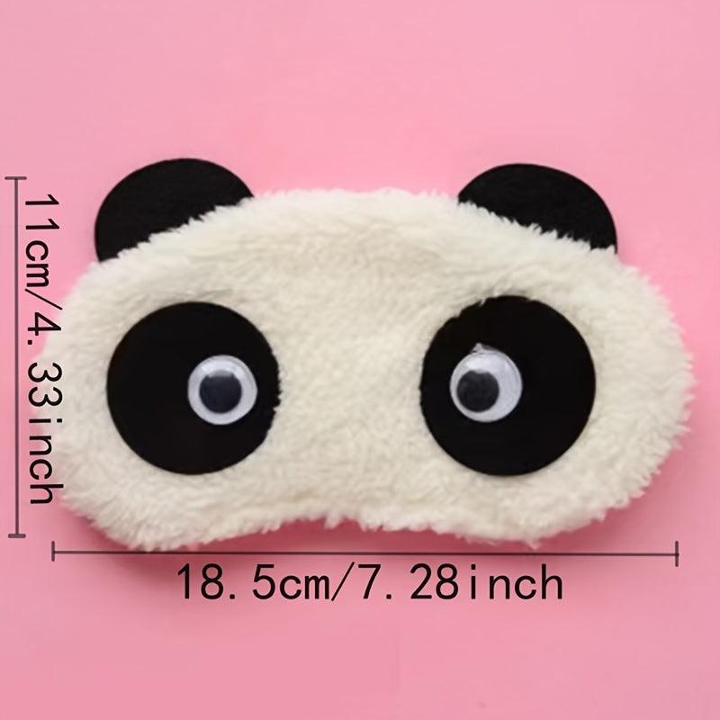 Cute Panda Sleeping Eyemask Animal Blindfold Soft Comfortable