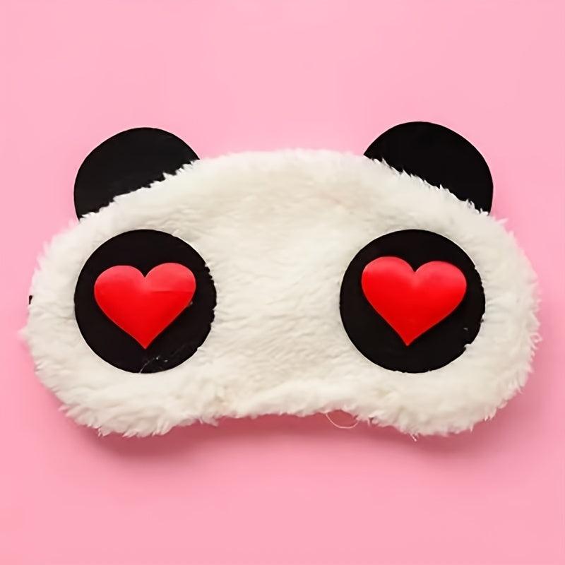 Cute Panda Sleeping Eyemask Animal Blindfold Soft Comfortable