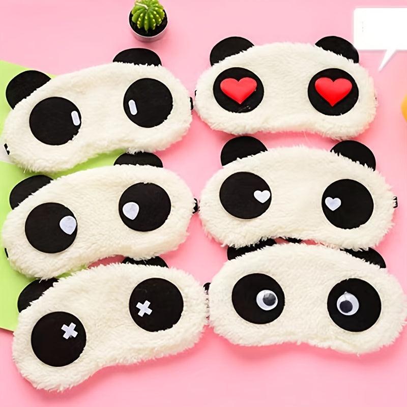 Cute Panda Sleeping Eyemask Animal Blindfold Soft Comfortable