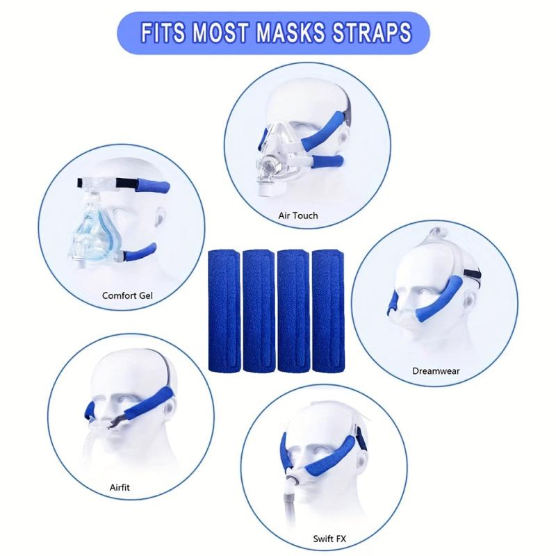 4pcs CPAP Shoulder Strap Cover CPAP Face Cushion Pad Comfort Set